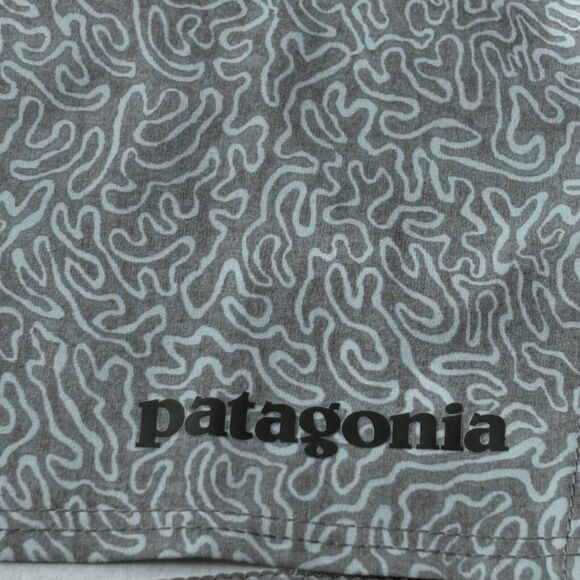 Patagonia Men's - Hydropeak Boardshorts 18" Swim Trunk Forge Grey Print Size 42 - Picture 6 of 7